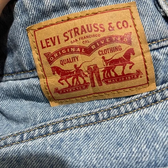 Levi's High Rise Denim Skirt - Picture 3 of 5